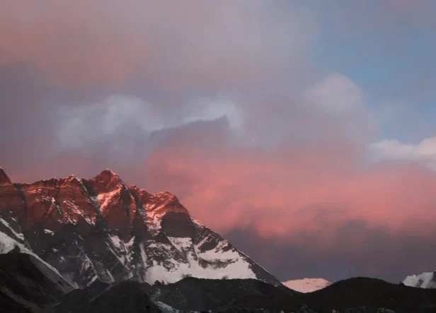 sunset view island peak