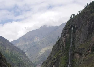 Scenic mountain views during Tsum Valley Charity Trek